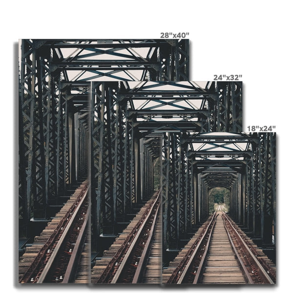 Trestle On - Architectural Canvas Print by doingly