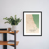 Vintage - Chicago 1 - Map Matte Print by doingly