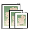Vintage - Ireland 5 - Map Matte Print by doingly
